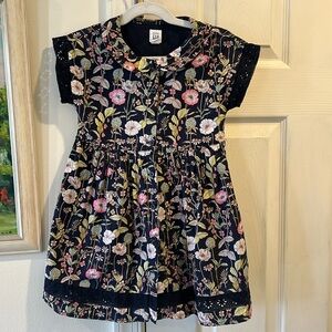 Gap Cotton Ruffle Floral Dress